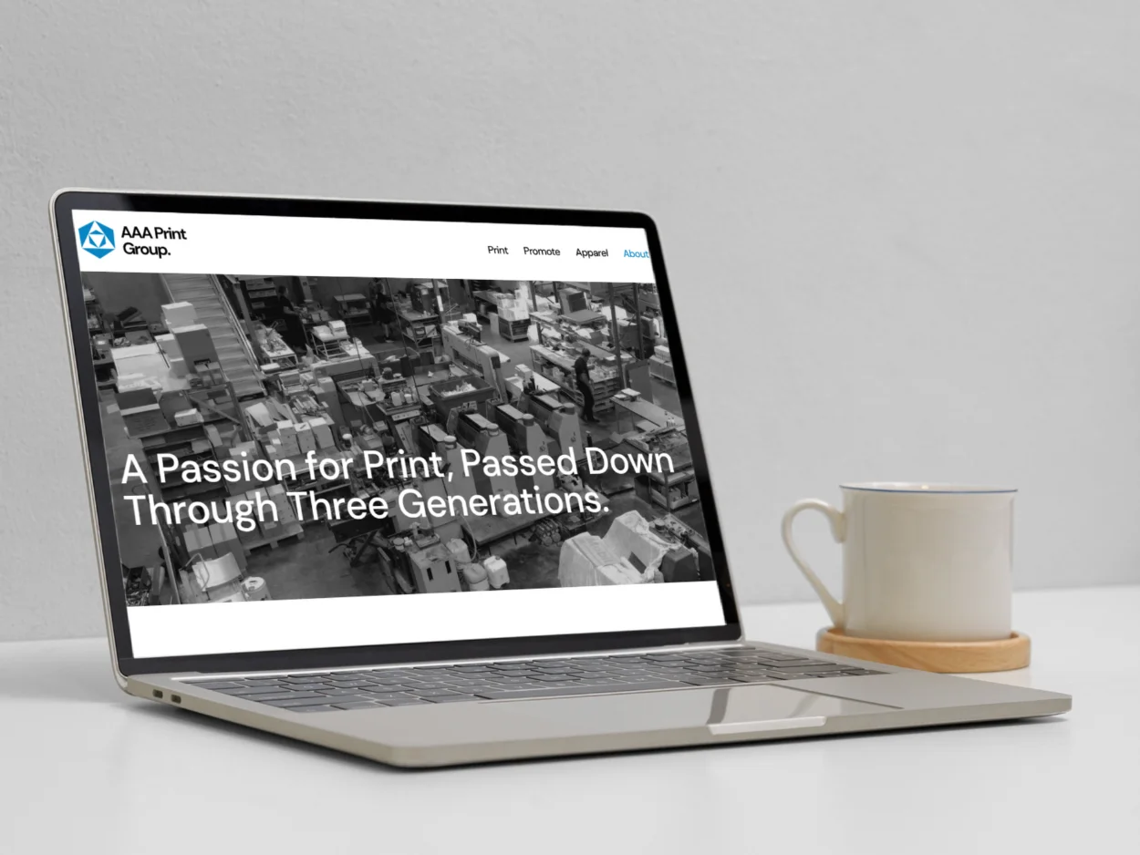 Our New Website Behind the Scenes | AAA Print Group
