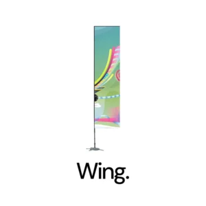 Wing Style Banner Flag Banner Template