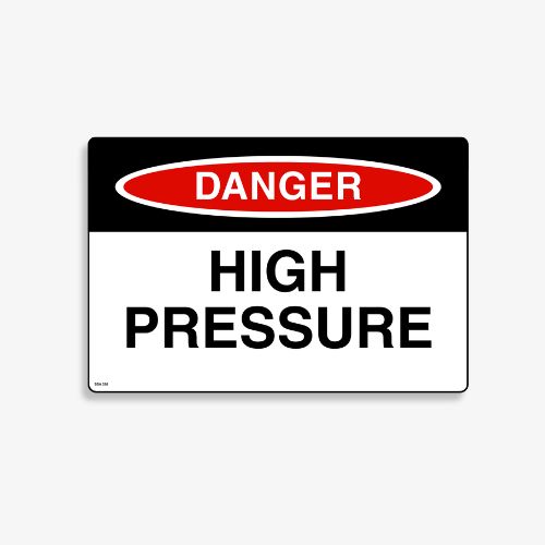 SSA 256 Danger High Pressure