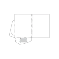 Single Flap, 5mm Spine, 226 x 310mm Presentation Folder Templates