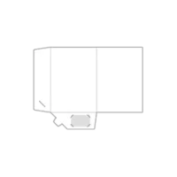 No Gusset 219 x 310mm Presentation Folder Templates