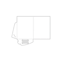 no gusset, 226 x 310mm Presentation Folder Templates
