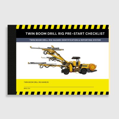 BPSC 074 Twin Boom Drill Rig Pre-Starts