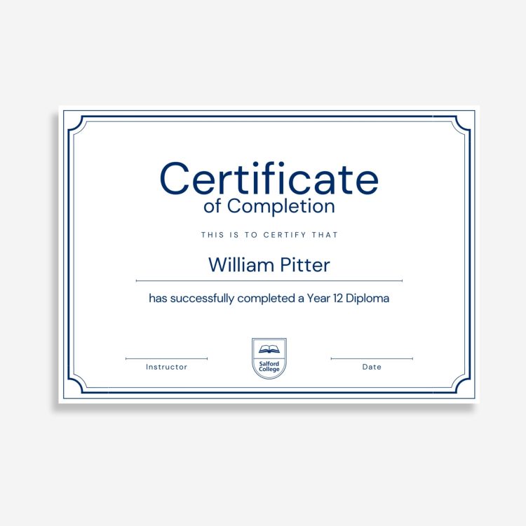 Certificates & Awards