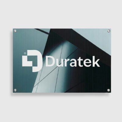 custom corflute signs