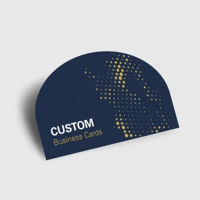 Custom Shape Business Card Custom Shape Business Card