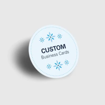 Custom Shape Business Card custom shape business cards