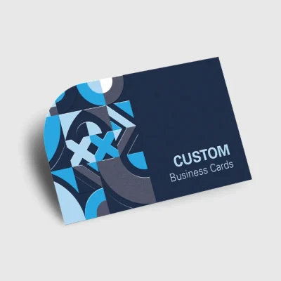 Custom Shape Business Card Custom Shape Business Card
