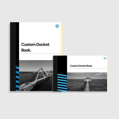 Custom Docket Books | #1 Quality AAA Print Group