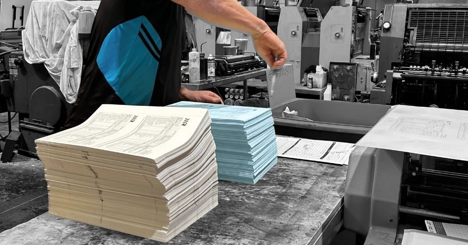 Docket Book being Made