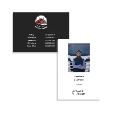 Site Access Cards