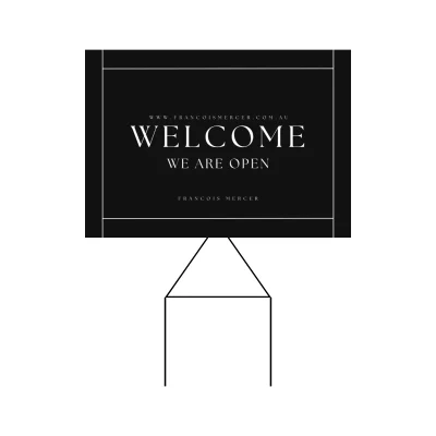 Corflute Ground Spike Sign