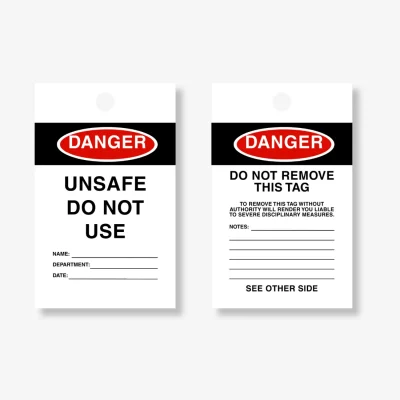 HDT 002 Unsafe Do Not Use Tag