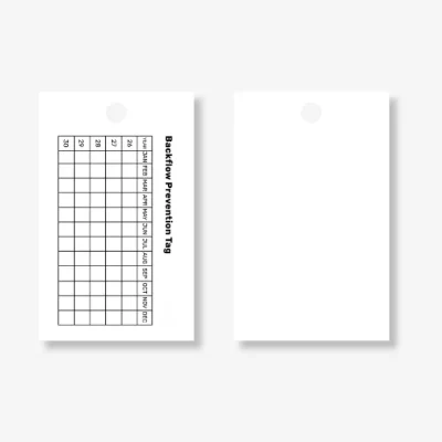 HDT 006 Backflow Prevention Tag