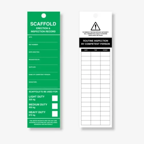 HDT 007 Scaffold Tag