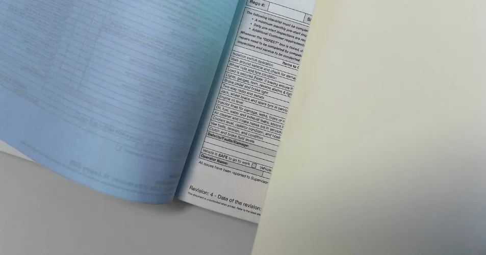 NCR Docket Book Templates
