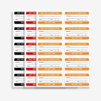 Out of Calibration Labels Out of Calibration Labels