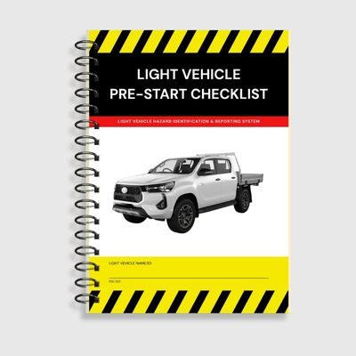 PSC 001 Light Vehicle Pre-Start Book