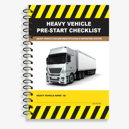PSC 002 Heavy Vehicle Pre-Start Book