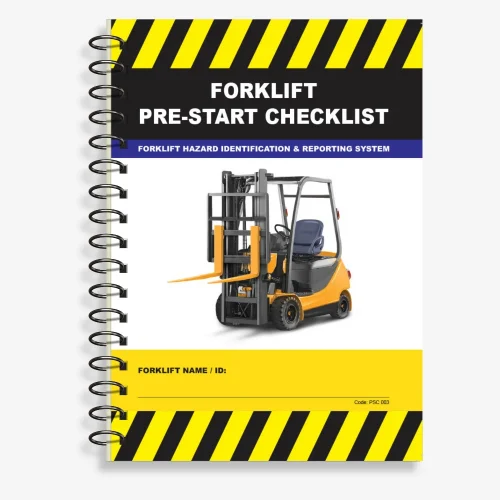 PSC 003 Forklift Pre-Start Book