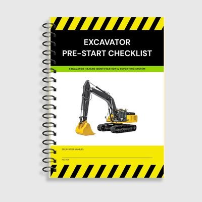 PSC 004 Excavator Pre-Start Book