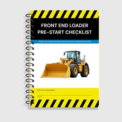PSC 006 Front End Loader Pre-Start Book