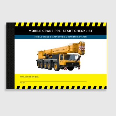 PSC 057 Mobile Crane Pre-Start Checklist