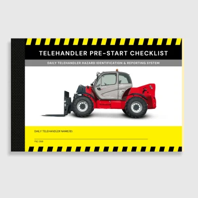 PSC 059 Daily Telehandler Pre-Start Checklist