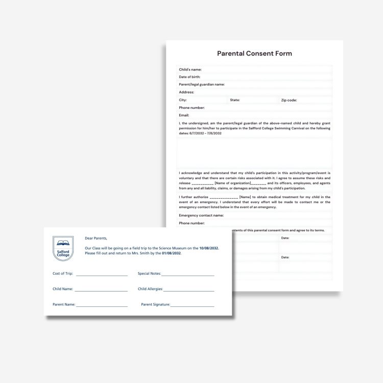 Permission & Consent Forms