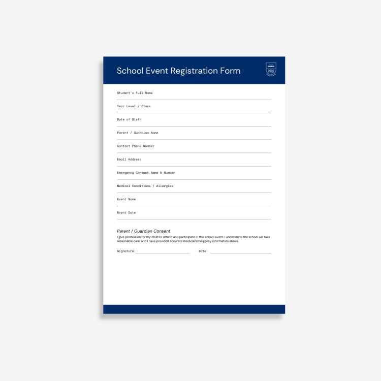 Registration Forms