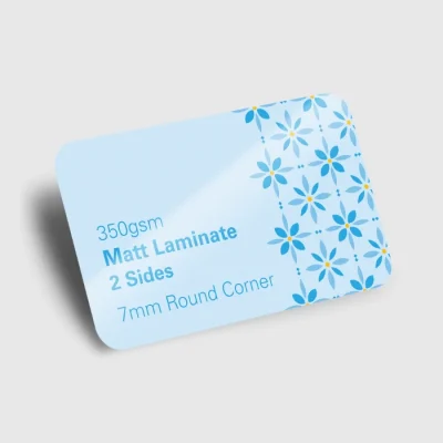 Round Corner Business Cards + 7mm