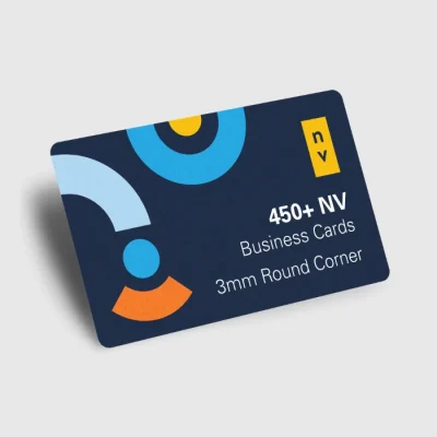 Round Corner Business Cards + Velvet 3mm