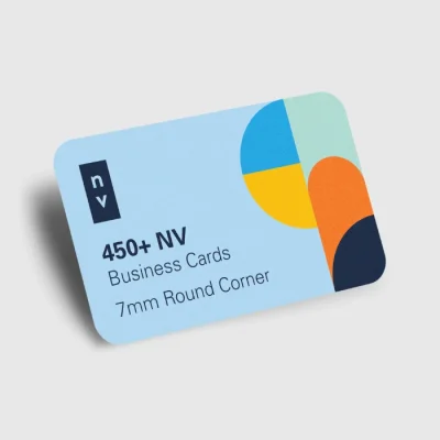 Round Corner Business Cards + velvet 7mm