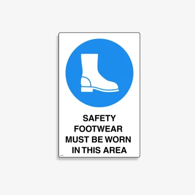 SSA 003 Safety Footwear Must Be Worn In This Area