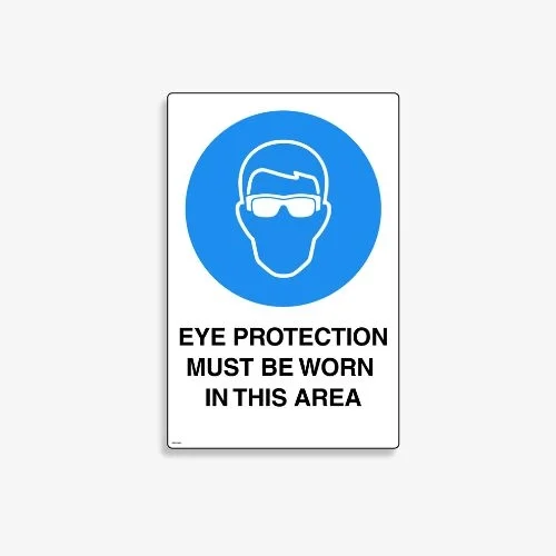SSA 009 Eye Protection Must Be Worn Safety Sign
