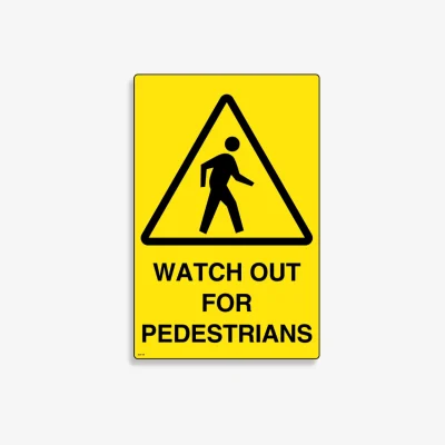 SSA 103 Watch Out For Pedestrians