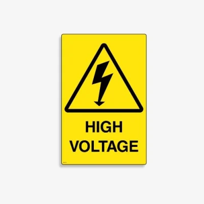 SSA 105 High Voltage Sign