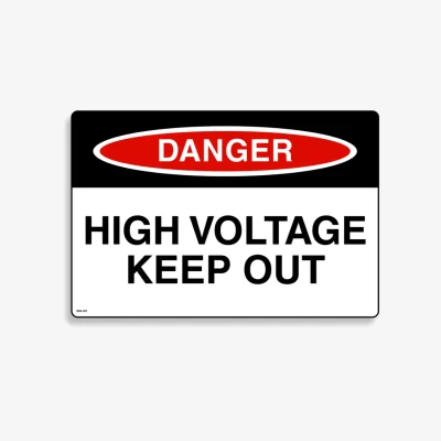 SSA 251 Danger High Voltage Keep Out