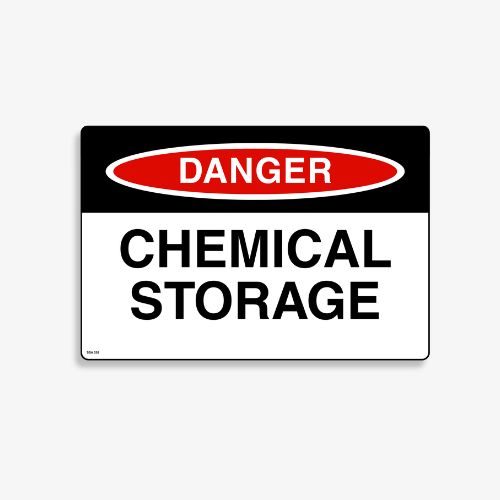 SSA 255 Danger Chemical Storage