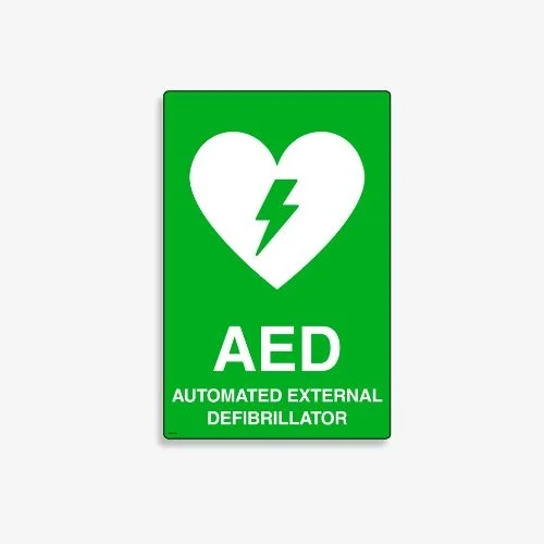 SSA 353 AED Sign