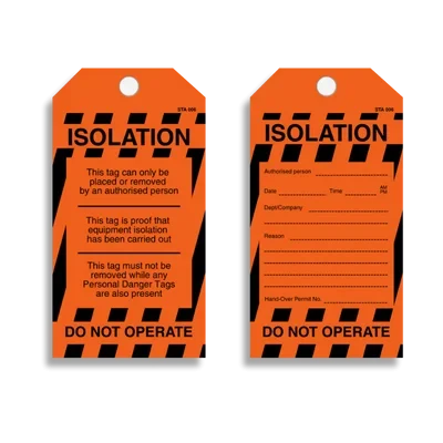 STA 006 Isolation Tag