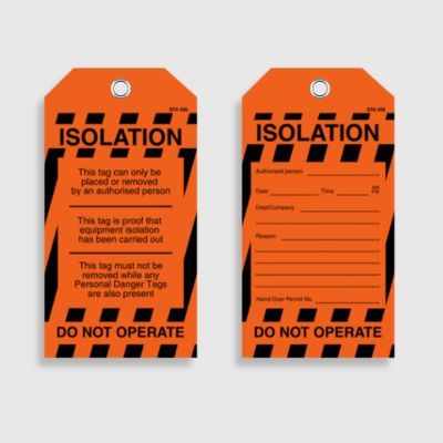 STA 006 Isolation Tag