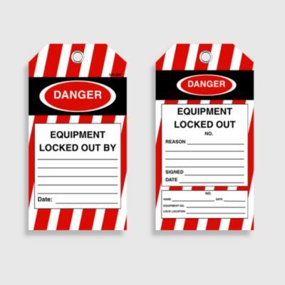 STA 008 Lockout Danger Tag​