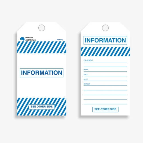 STA 010 Information Tag