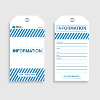 STA 010 Information Tag