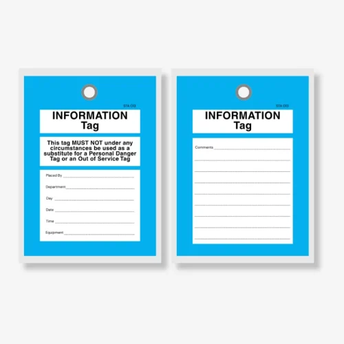 STA 013 Tamper proof information tag