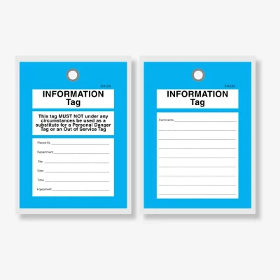 STA 013 STA 013 Tamper proof information tag