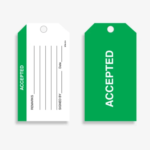 STA 014 Accepted Tag