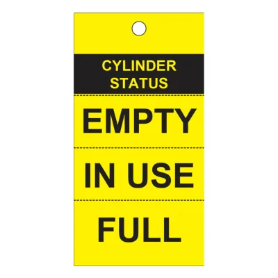 STA 016 CYLINDER STATUS TAG