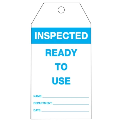 STA 101 INSPECTED READY TO USE TAG